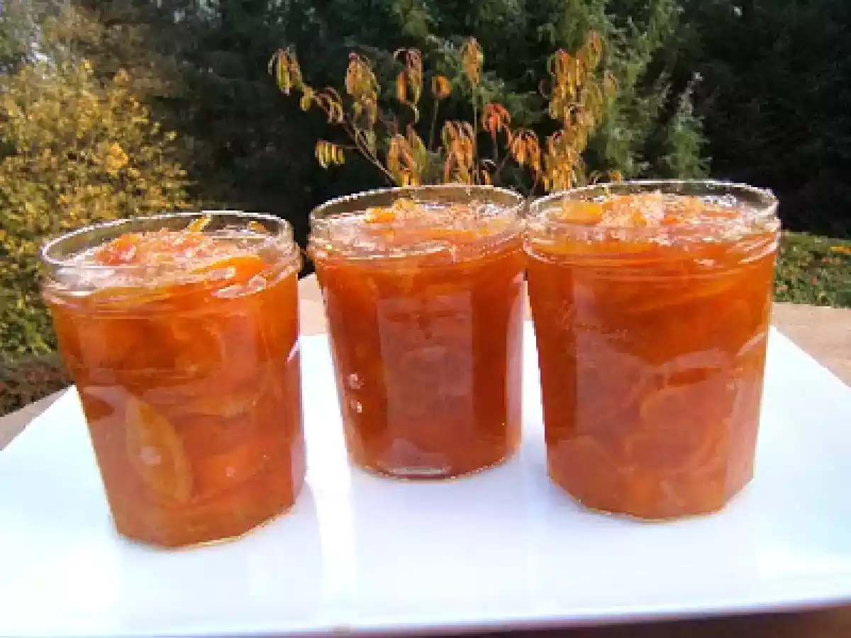 Confiture de mandarines au Grand Marnier