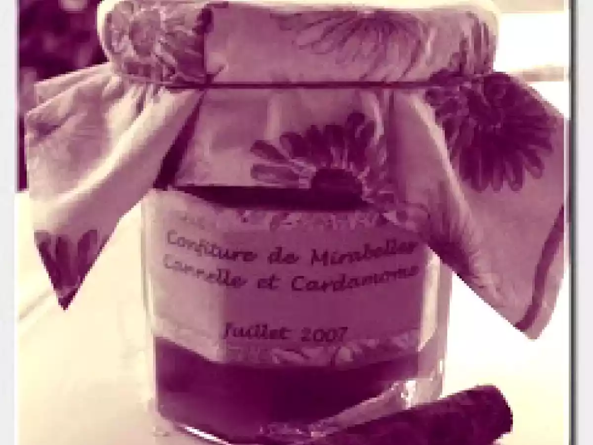 Confiture de Mirabelles, Cannelle et Cardamome