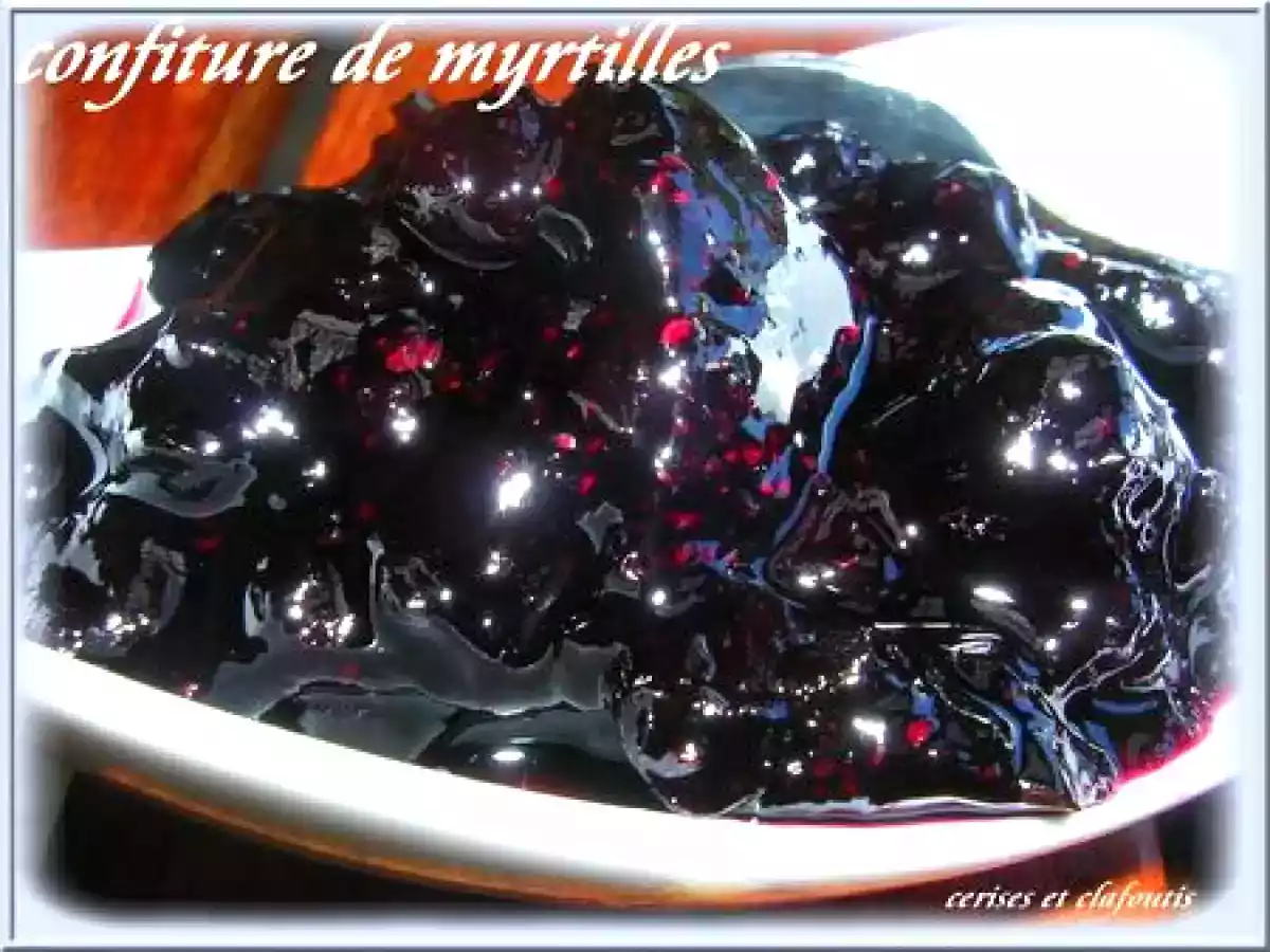 CONFITURE DE MYRTILLES - photo 2
