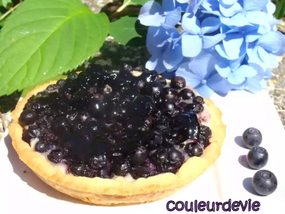 Confiture de myrtilles et tartelettes sablées aux myrtilles - photo 2