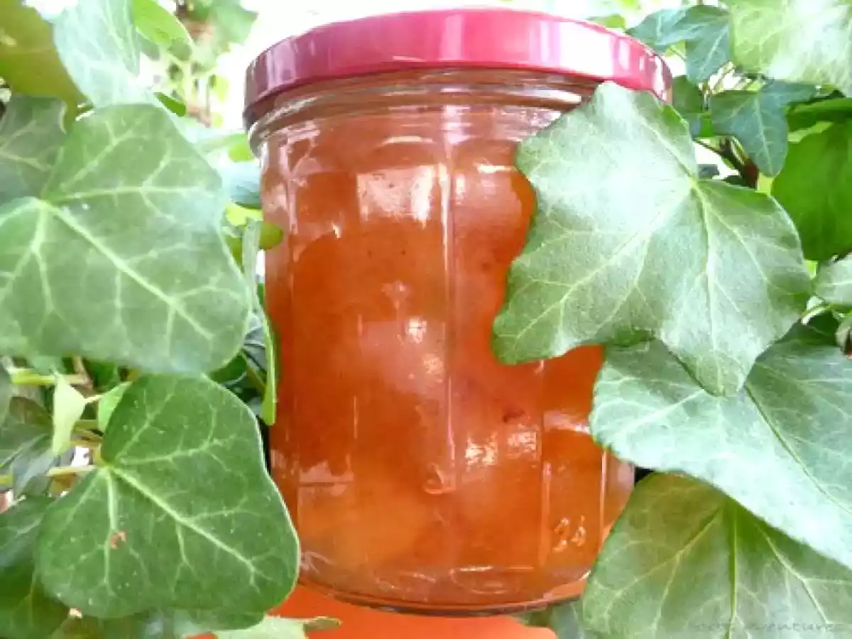 Confiture de pêche à la verveine...saison 2
