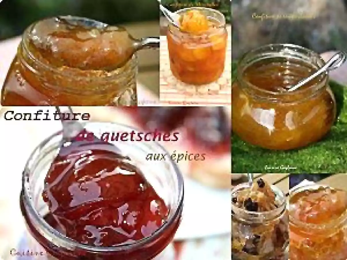 Confiture de pêches des vignes