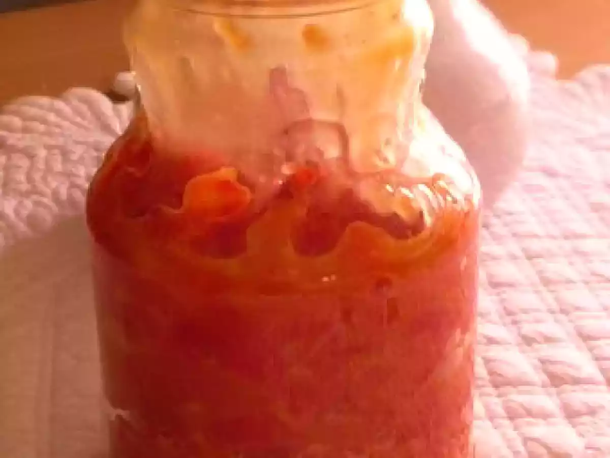 Confiture de poivron rouge