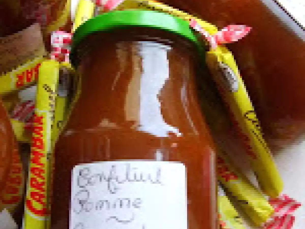 Confiture de pomme, de potiron aux carambars.