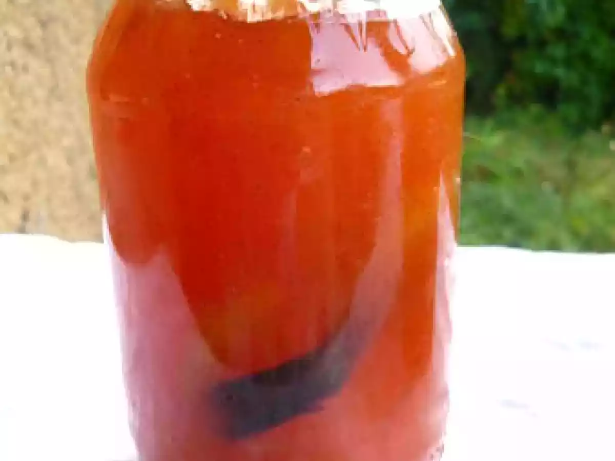 Confiture de pommes à la vanille