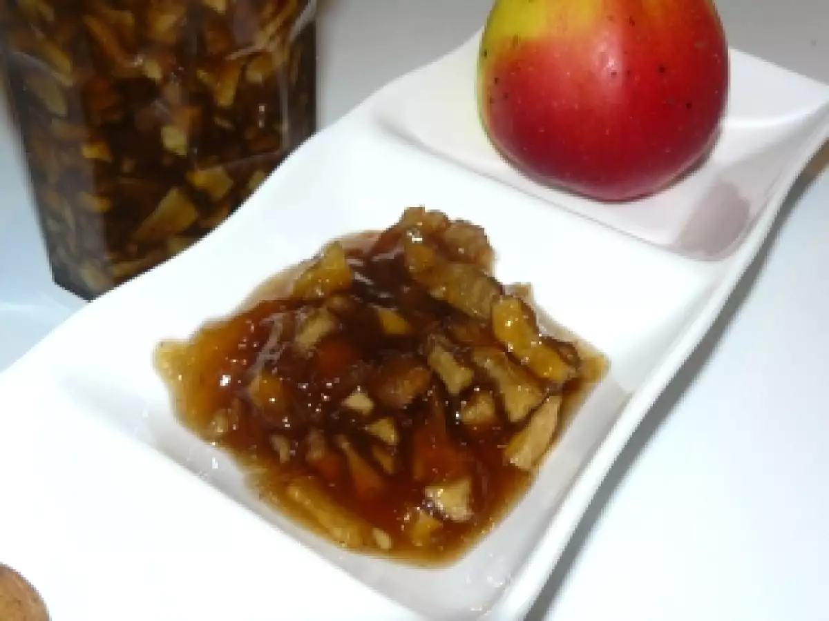 Confiture de pommes et noix ? à la machine à pain. - photo 2