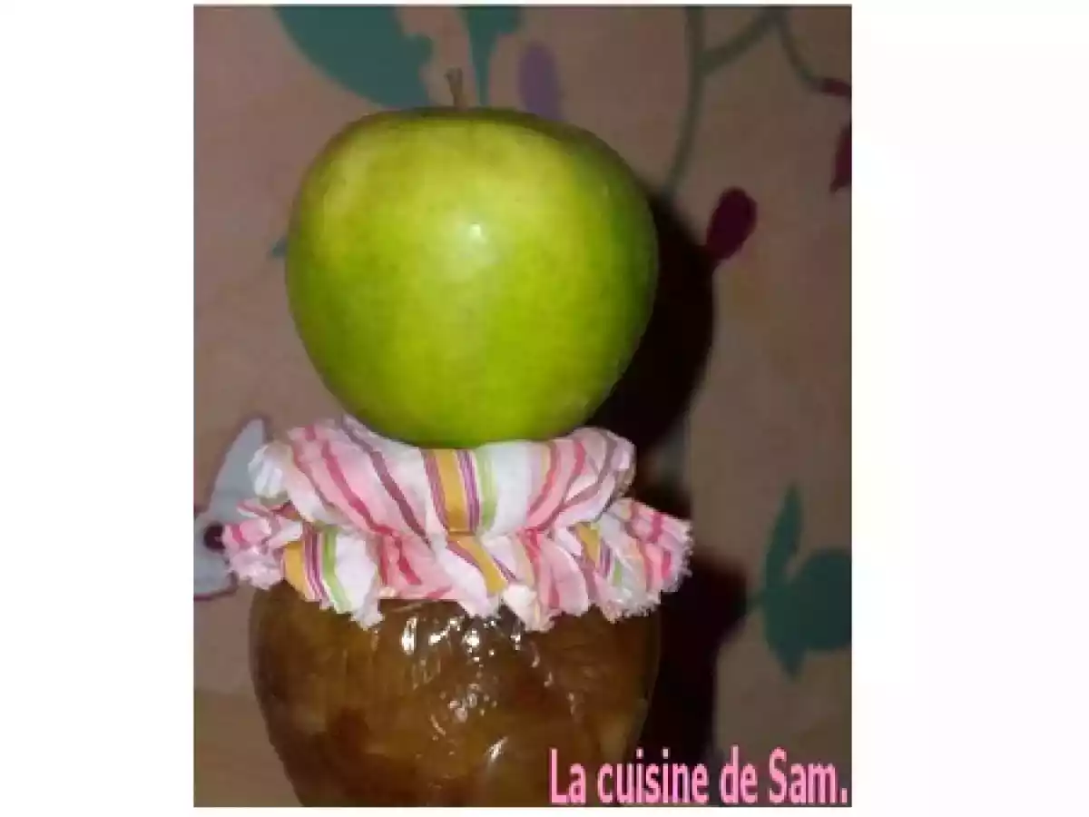 Confiture de pommes & raisins secs