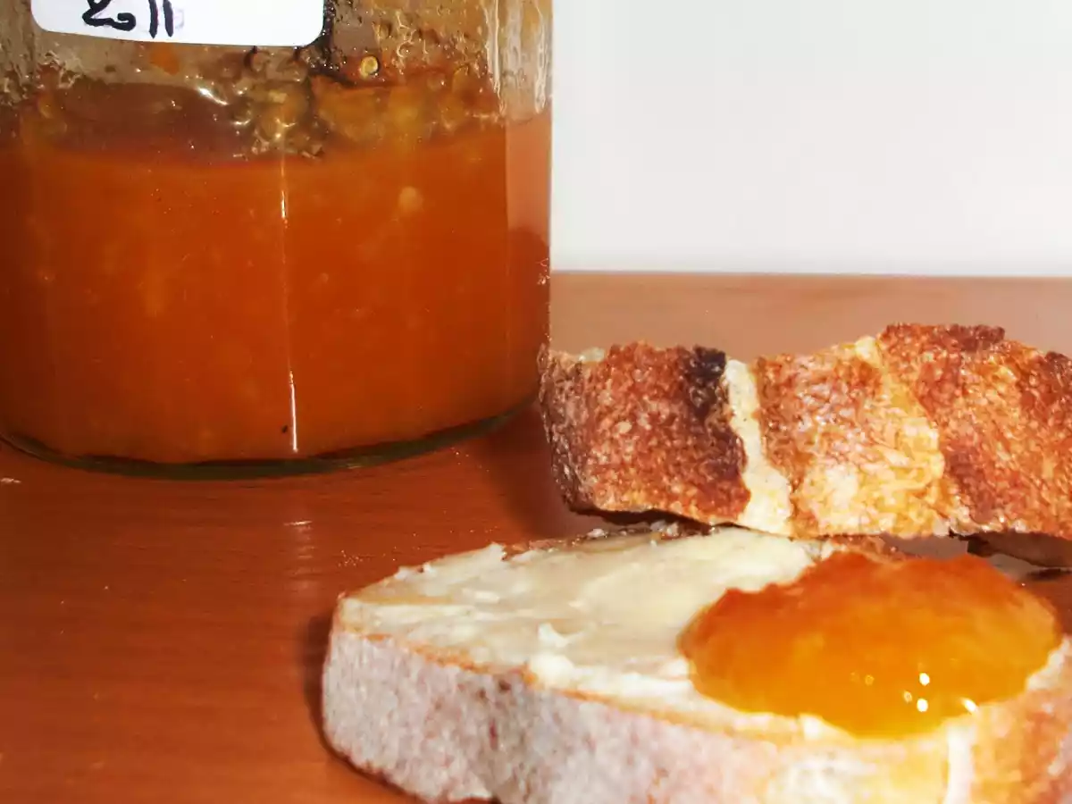 Confiture de potiron à l'orange