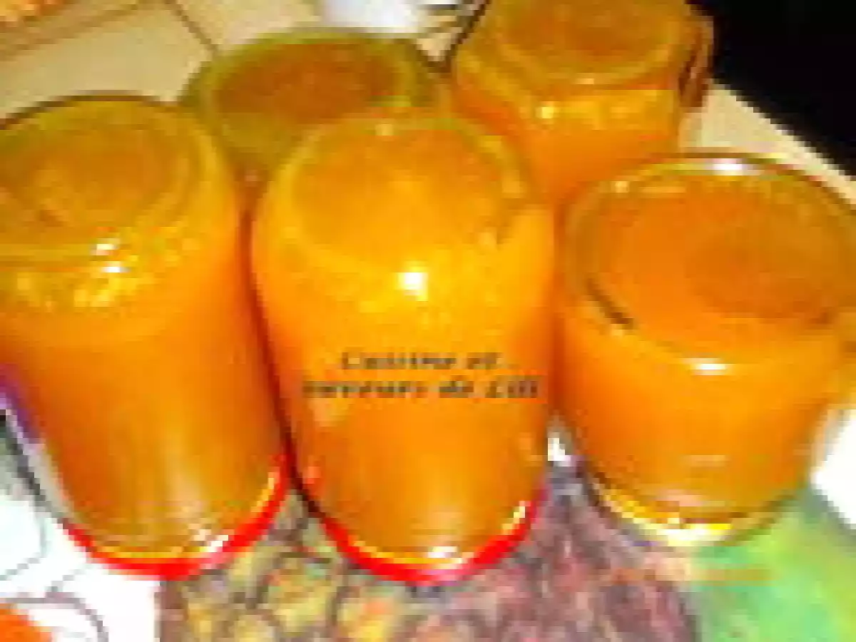 Confiture de potiron et pomme à la vanille