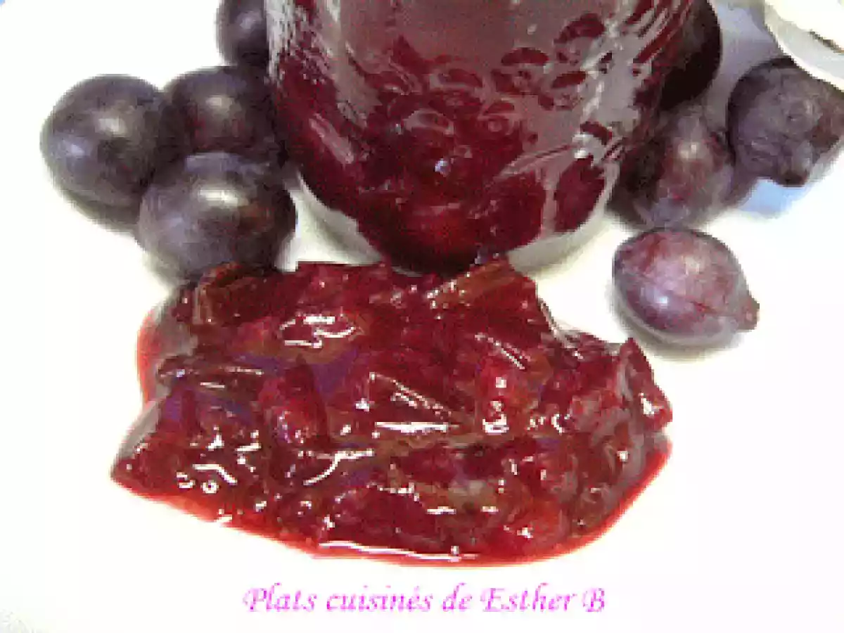 Confiture de prunes au miel - photo 2