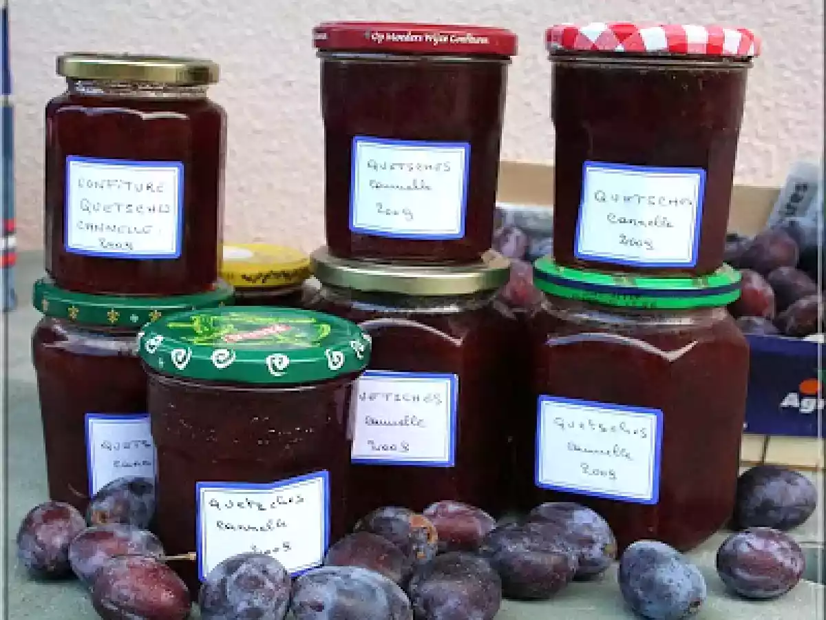 CONFITURE DE QUETSCHES AUX EPICES