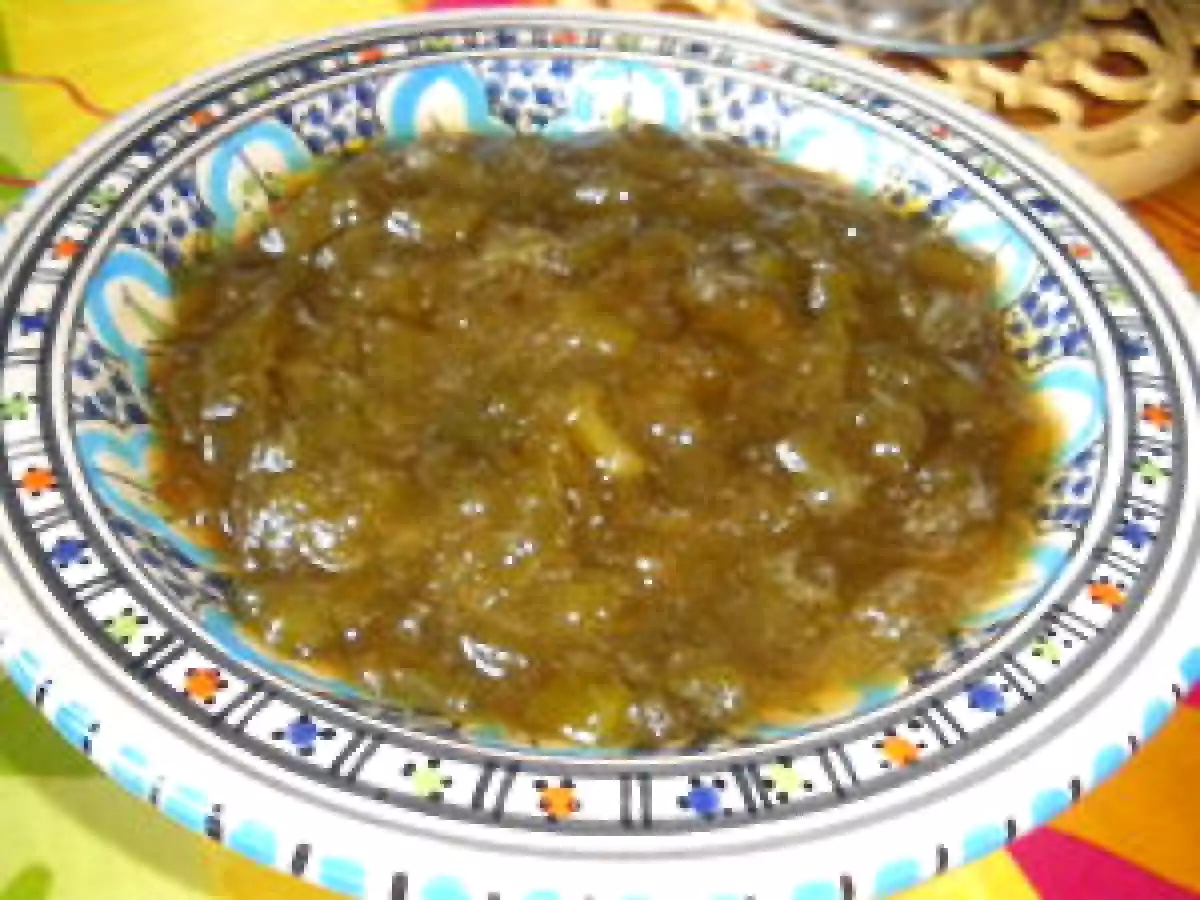 Confiture de rhubarbe