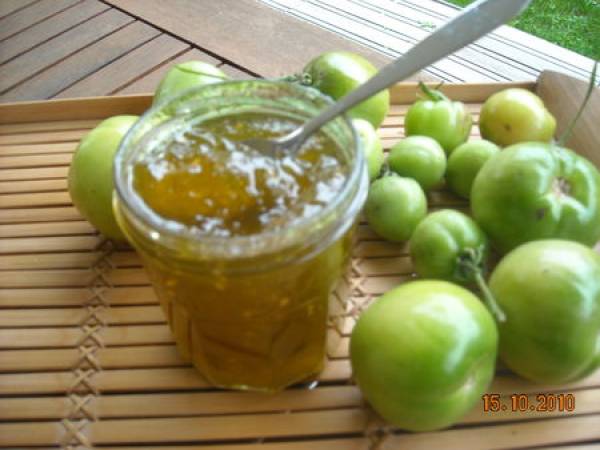 CONFITURE DE TOMATES VERTES