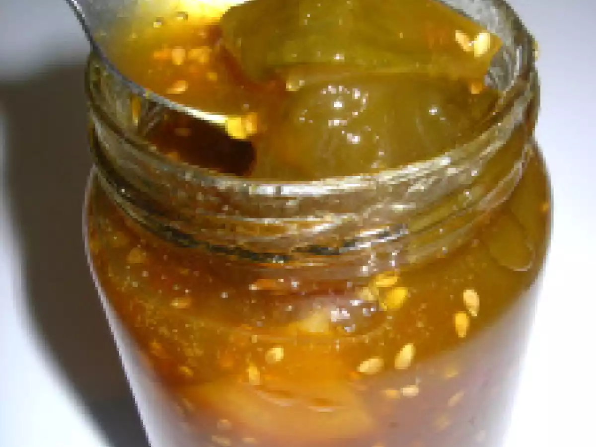 Confiture de tomates vertes ( avec morceaux)