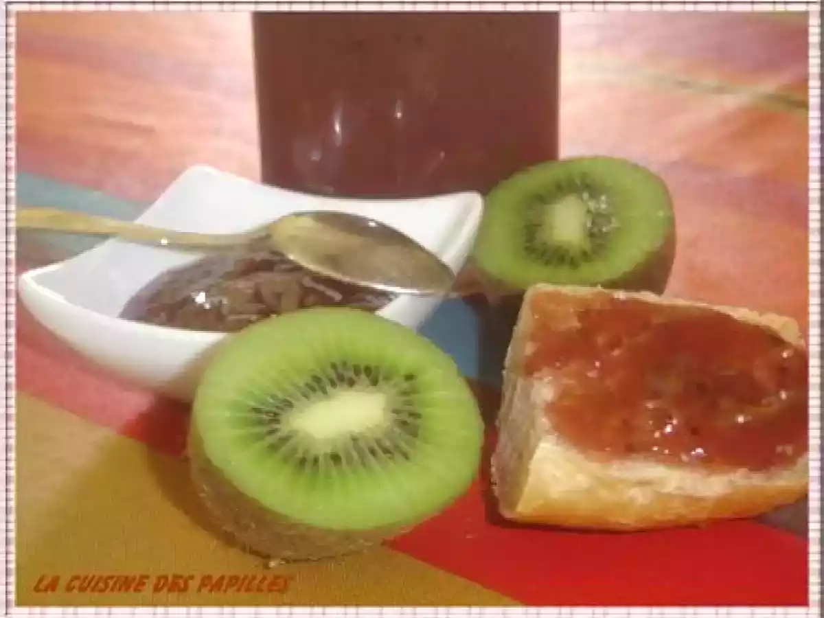 Confiture fraise-kiwi-rubarbe - photo 2