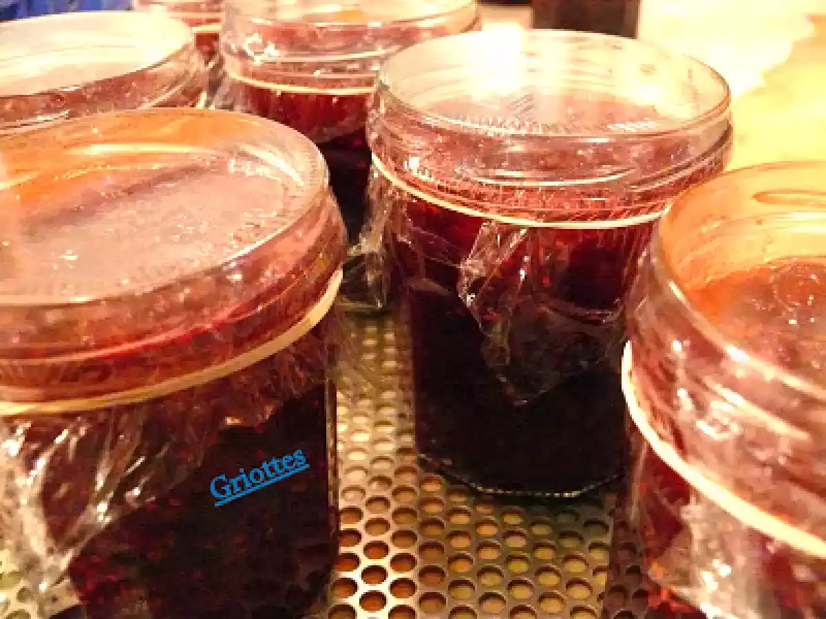 Confiture Griottes-Framboises