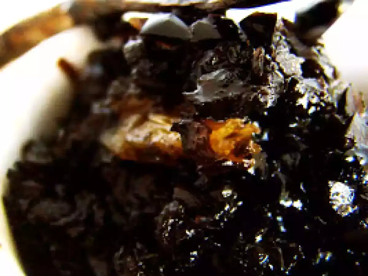 Confiture olives noires- gingembre-vanille.