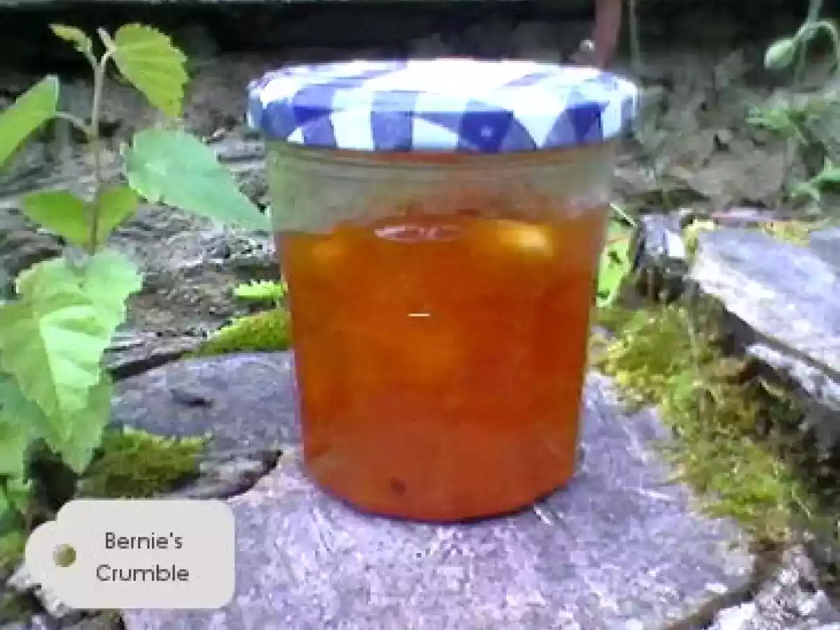 Confiture ou marmelade d'abricots aux amandes amères