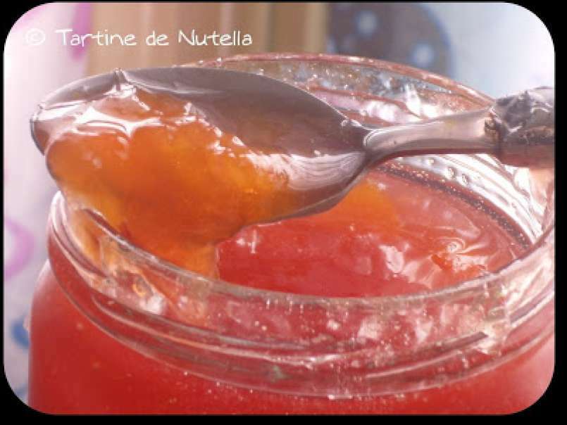 Confiture poire/nectarine à la vanille, photo 1