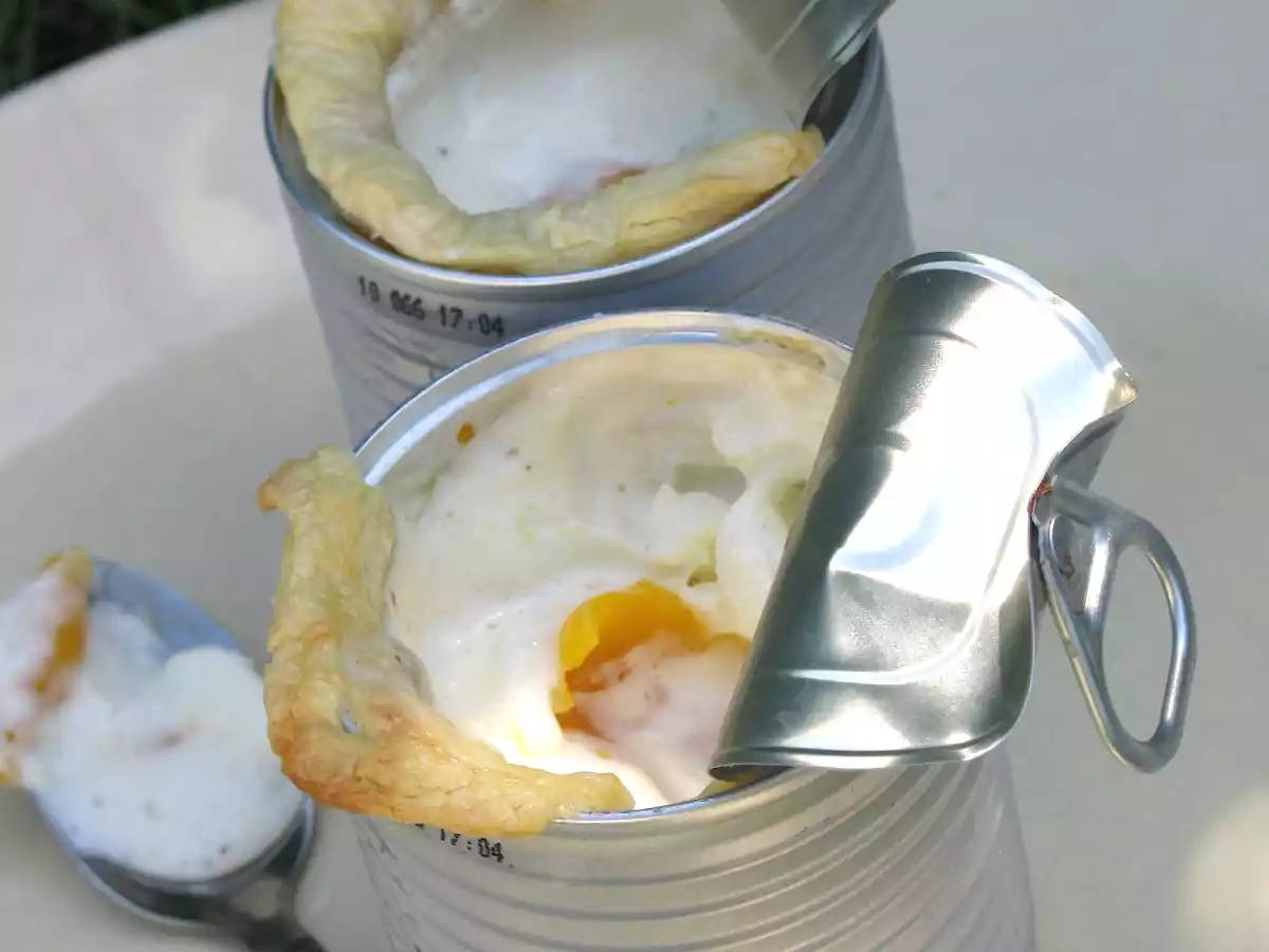 Conserve d'oeuf cocotte feuilleté