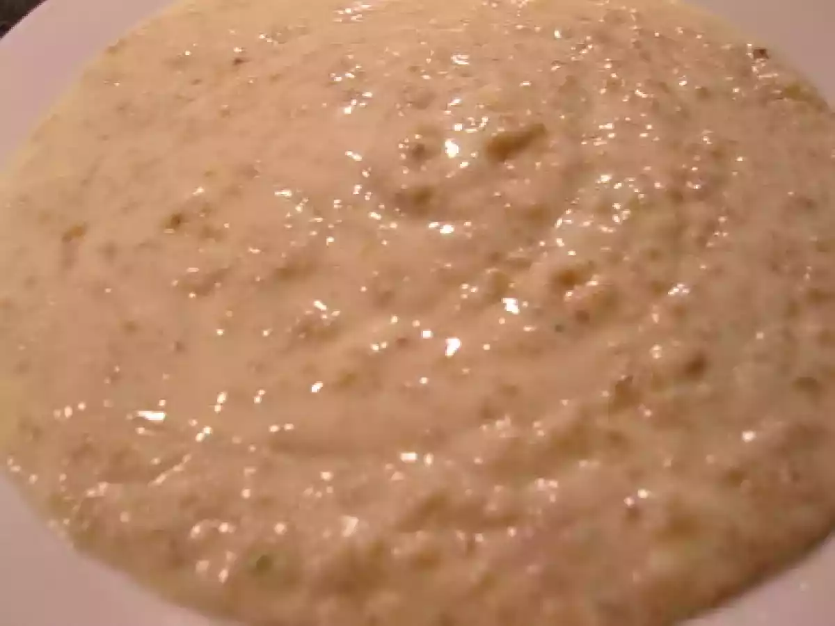 Consommé de flocons d'avoine grillés