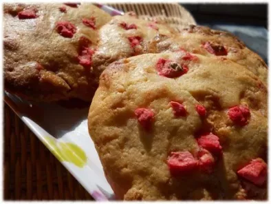 Cookies à la praline rose et au chocolat blanc - photo 2