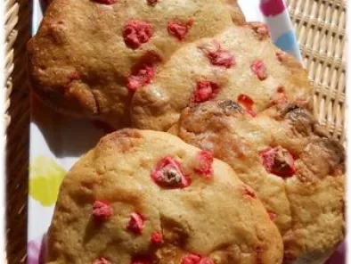 Cookies à la praline rose et au chocolat blanc - photo 3