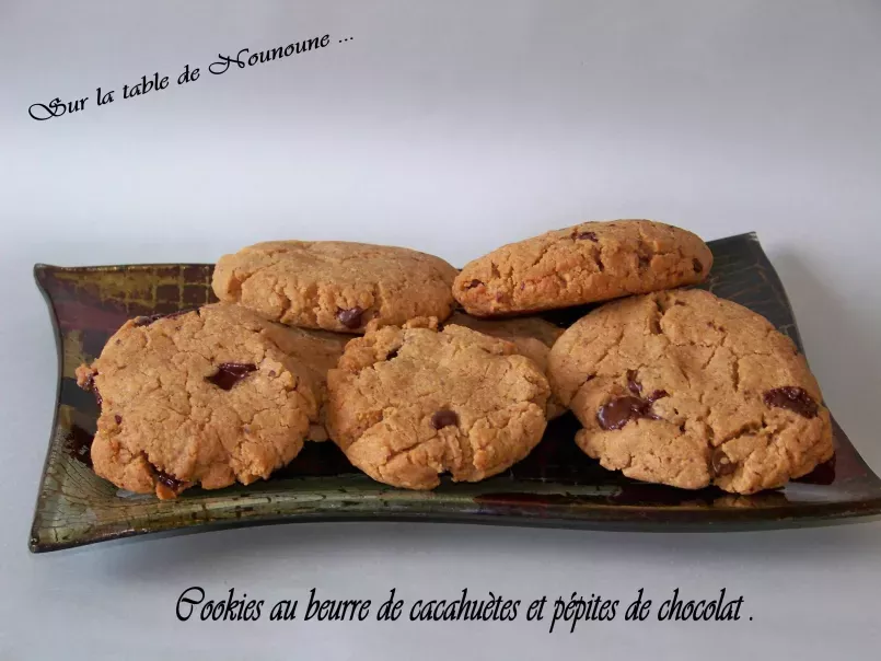 Cookies au beurre de cacahuète et pépites de chocolat, photo 1