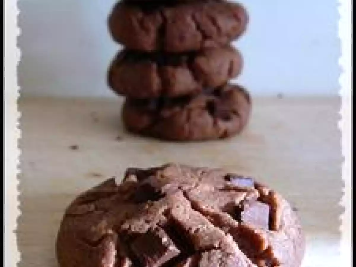 Cookies au beurre de cacahuètes et cacao