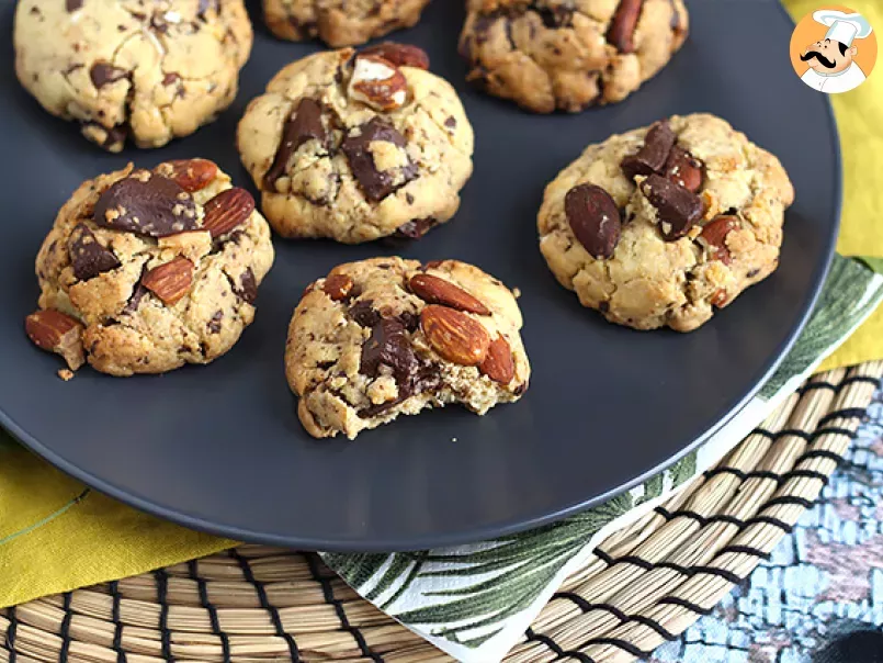 Cookies au chocolat, cacahuètes et amandes - photo 4