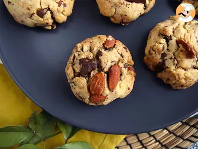 Cookies au chocolat, cacahuètes et amandes - photo 3