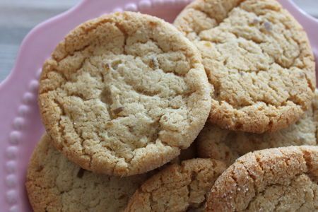 Biscuits au gingembre confit, sans gluten - Recette Ptitchef