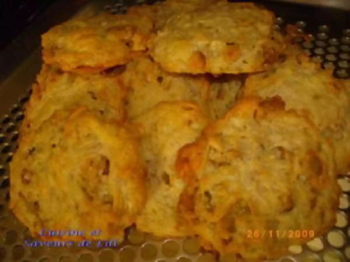 Cookies au roquefort et aux noix