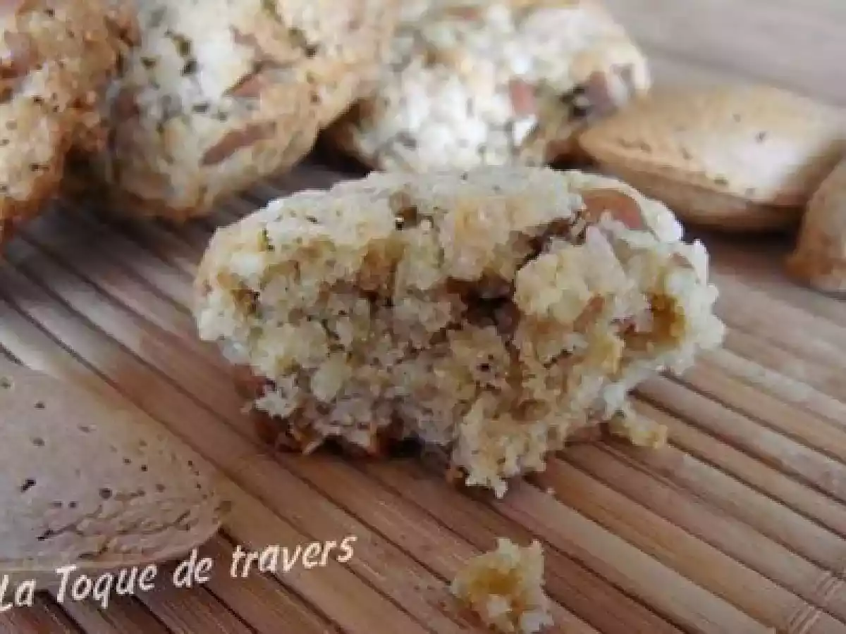 Cookies aux amandes et aux flocons d'avoine