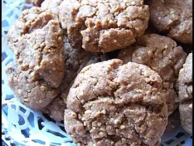 Cookies aux cacahuetes grillees et pepites de chocolat - photo 2