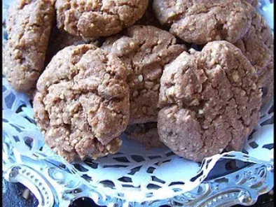 Cookies aux cacahuetes grillees et pepites de chocolat - photo 3