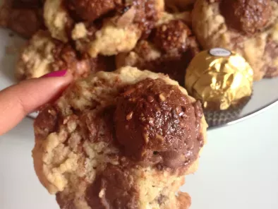 Cookies aux Ferrero rocher