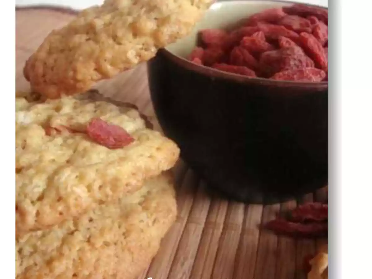 COOKIES AUX FLOCONS D'AVOINE ET AUX BAIES DE GOJI - photo 2