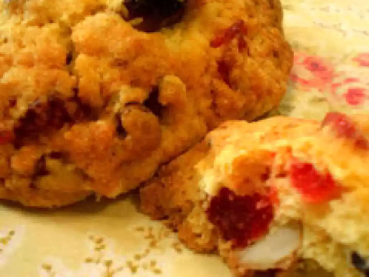 COOKIES aux noisettes, noix, amandes et fraises - photo 2
