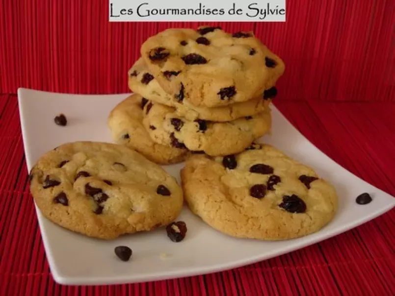Cookies aux Raisins de Corinthe ou aux Pépites de Chocolat - photo 2