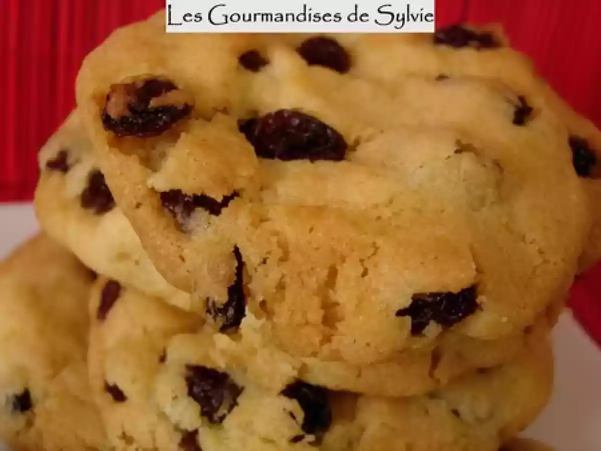 Cookies aux Raisins de Corinthe ou aux Pépites de Chocolat - photo 3