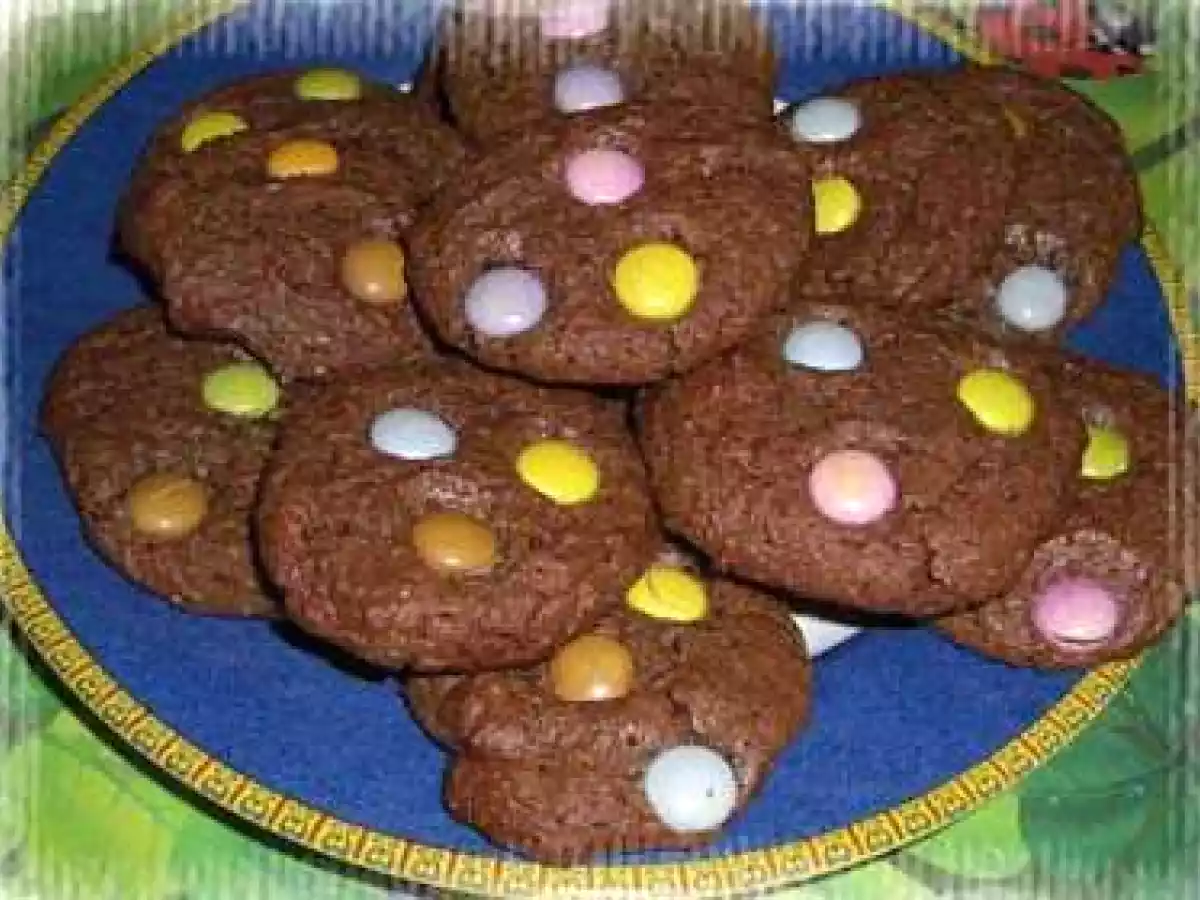 Cookies aux Smarties au chocolat noir - photo 2