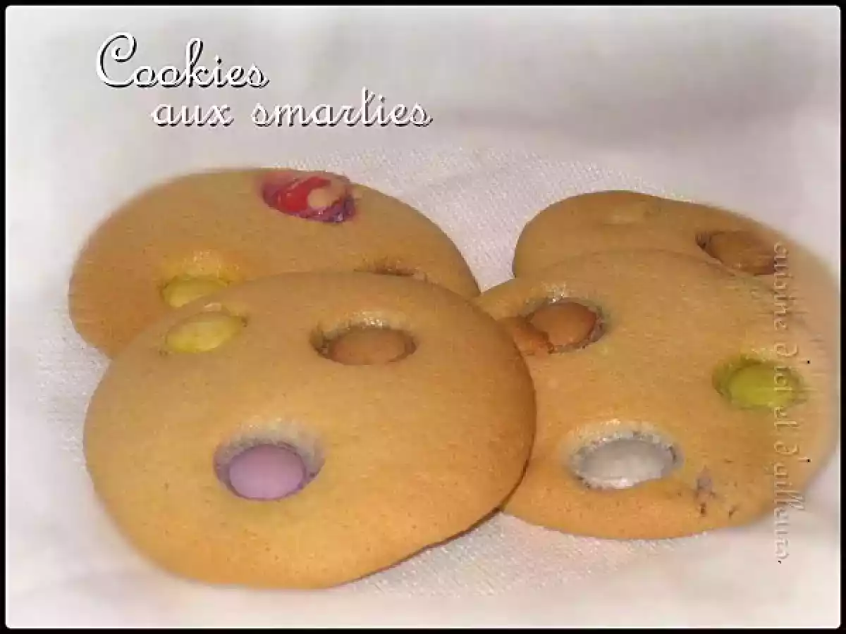 Cookies aux smarties et chocolat blanc - photo 2