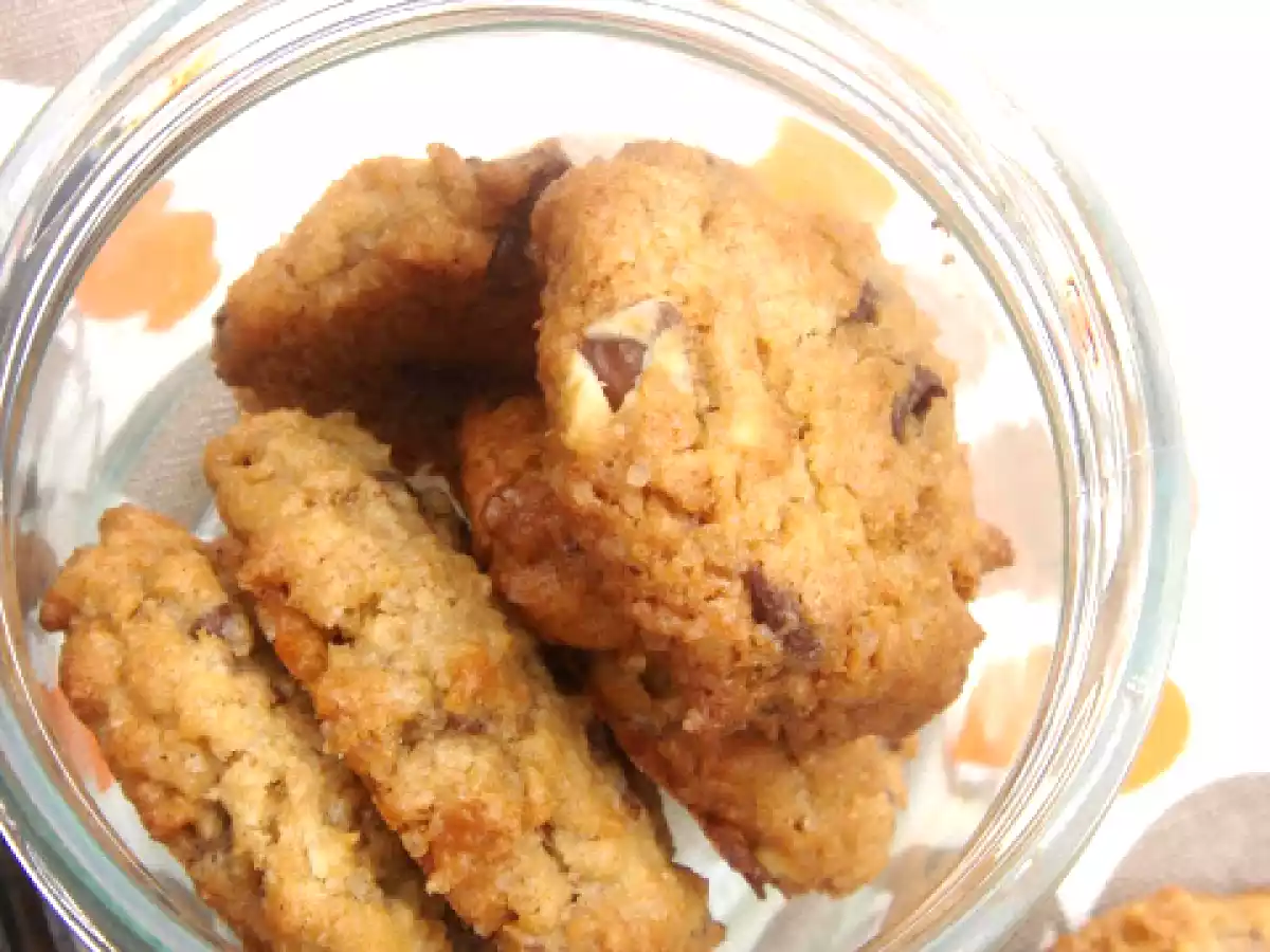 Cookies chocolat /amandes à la farine grand épeautre de Lilo et Lilibox - photo 2