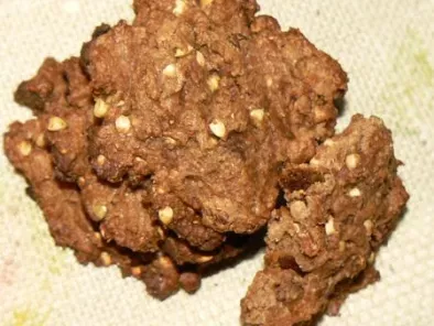 Cookies diététiques aux graines de sarrasin, farine de kamut et caroube