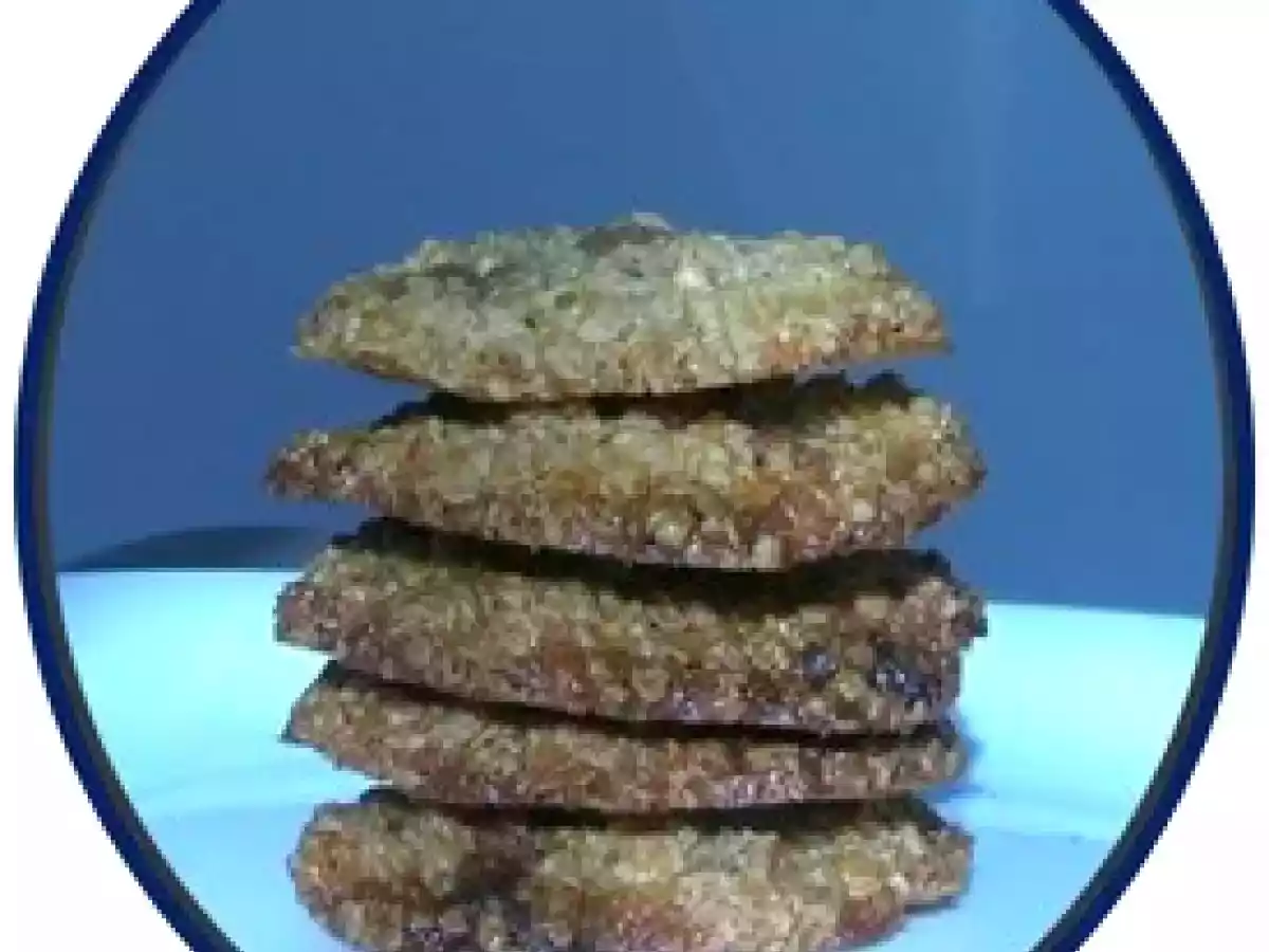 Cookies express au miel et flocons d'avoine