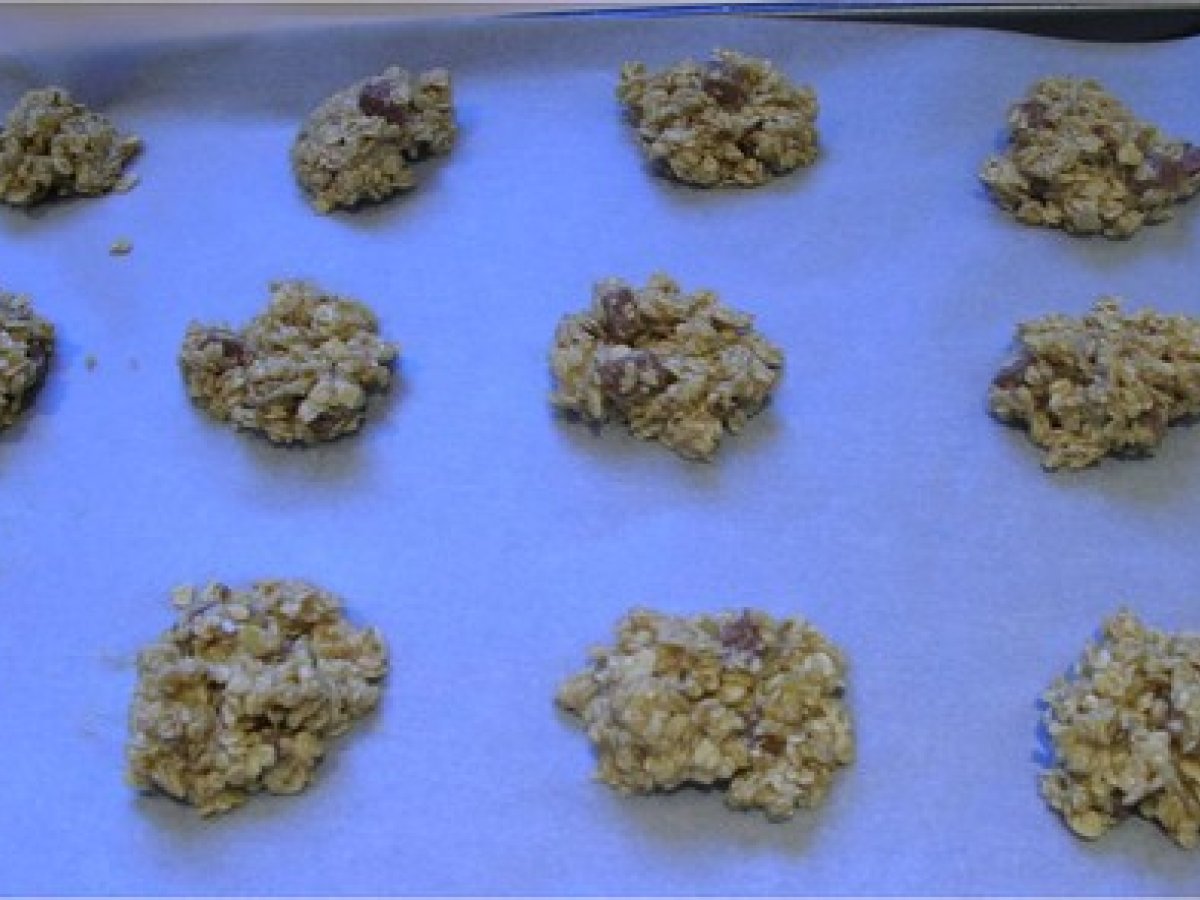 Cookies express au miel et flocons d'avoine Recette Ptitchef