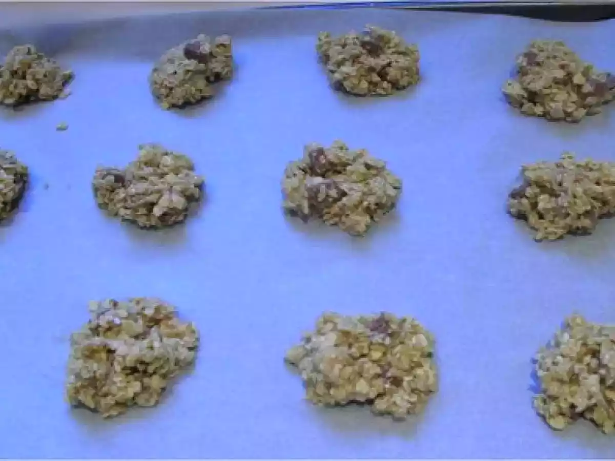 Cookies express au miel et flocons d'avoine - photo 2