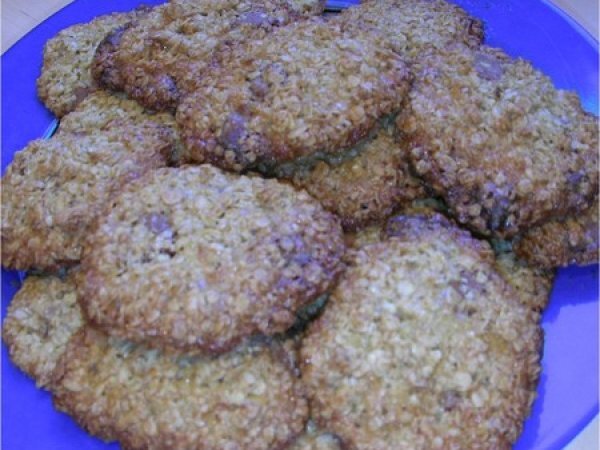 Cookies Express Au Miel Et Flocons D Avoine Recette Ptitchef