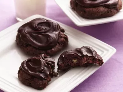 Cookies façon Brownies avec glaçage au chocolat